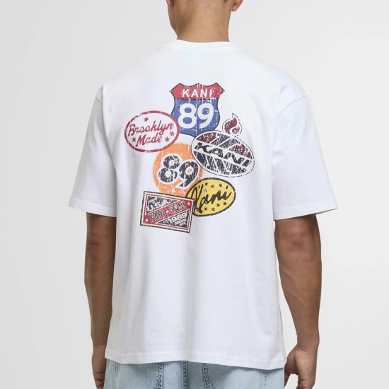 Karl Kani Ανδρική κοντομάνικη μπλούζα Retro Patch Print T-Shirt